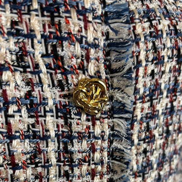 Sylvia Round Neck Tweed Jacket - Picture 6 of 16